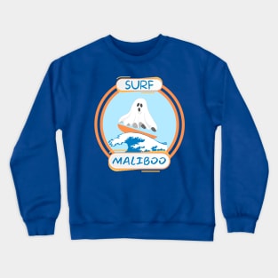 Surf Maliboo Cute Ghost Crewneck Sweatshirt